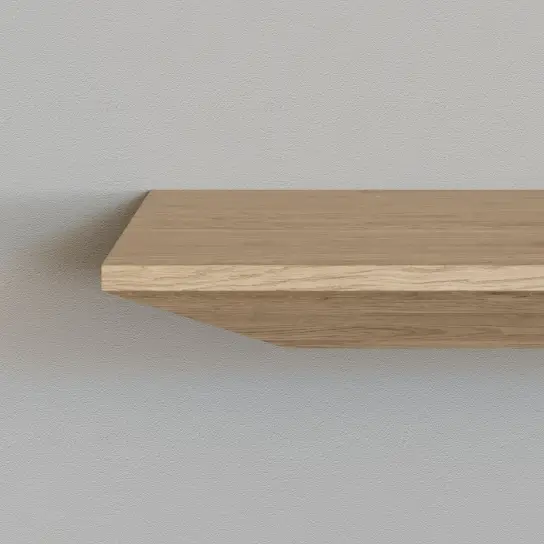 Wandplank verjongd - Eiken - 25 mm dik Koopje